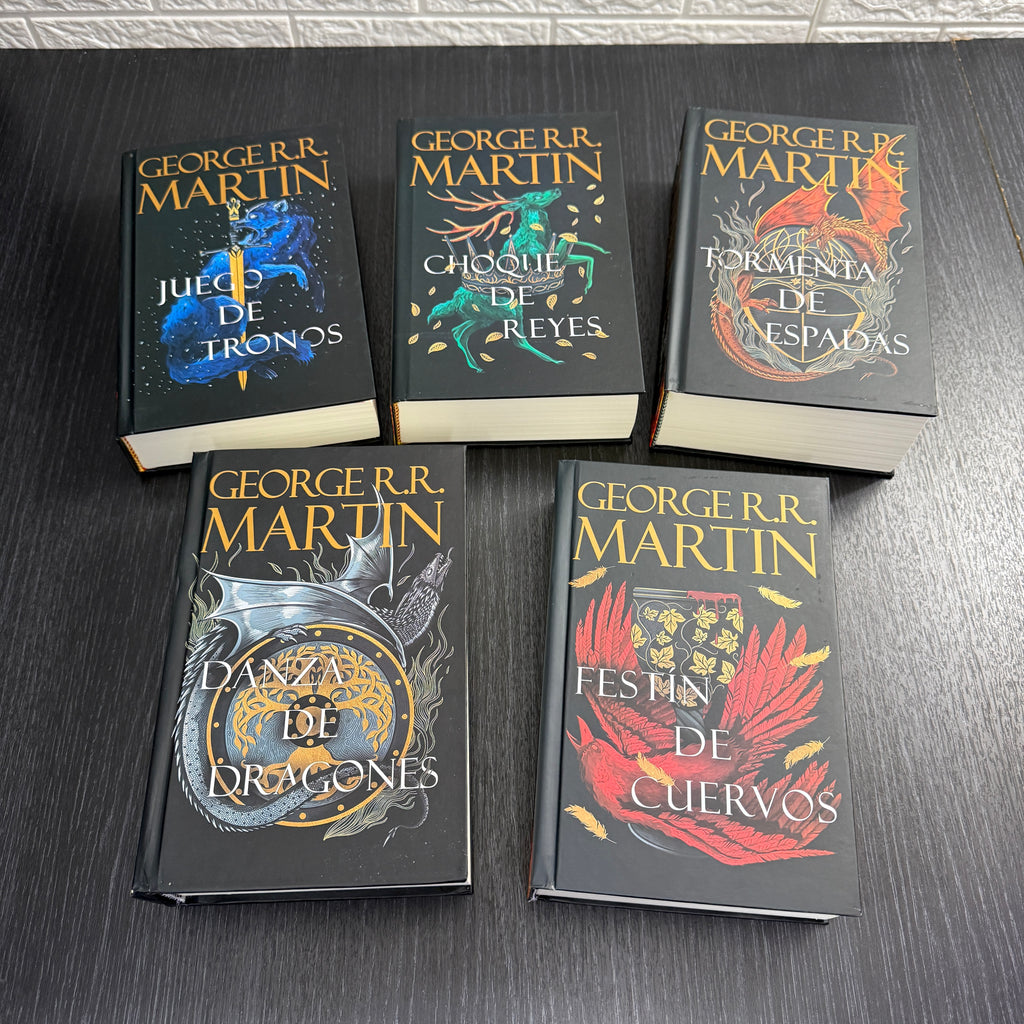 Colección Juego de Tronos - Saga Canción de Hielo y Fuego Tapa Dura (George R. R. Martin)