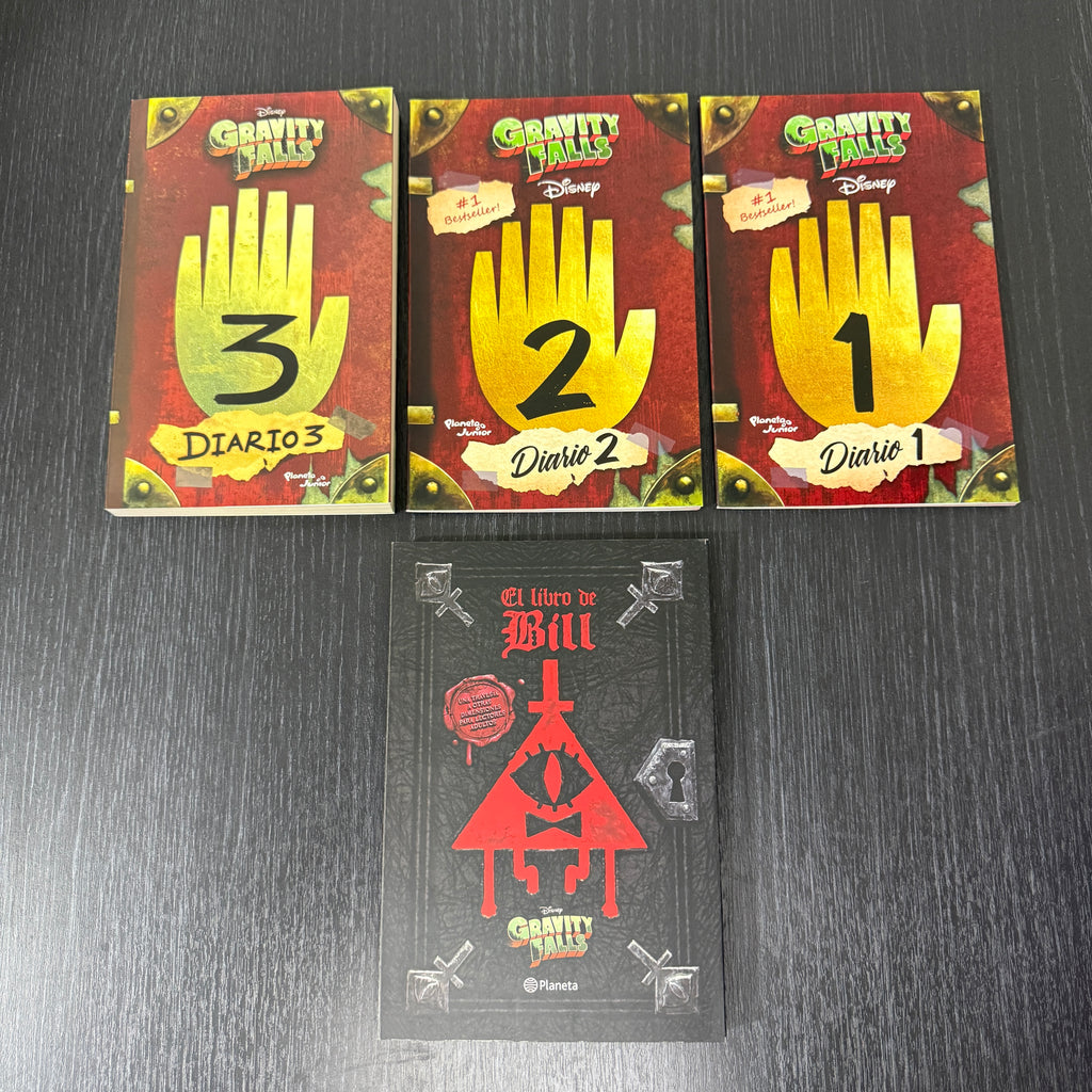 Colección Gravity Falls - Diarios 1, 2, 3 + El Libro de Bill Tapa Blanda (Alex Hirsch)