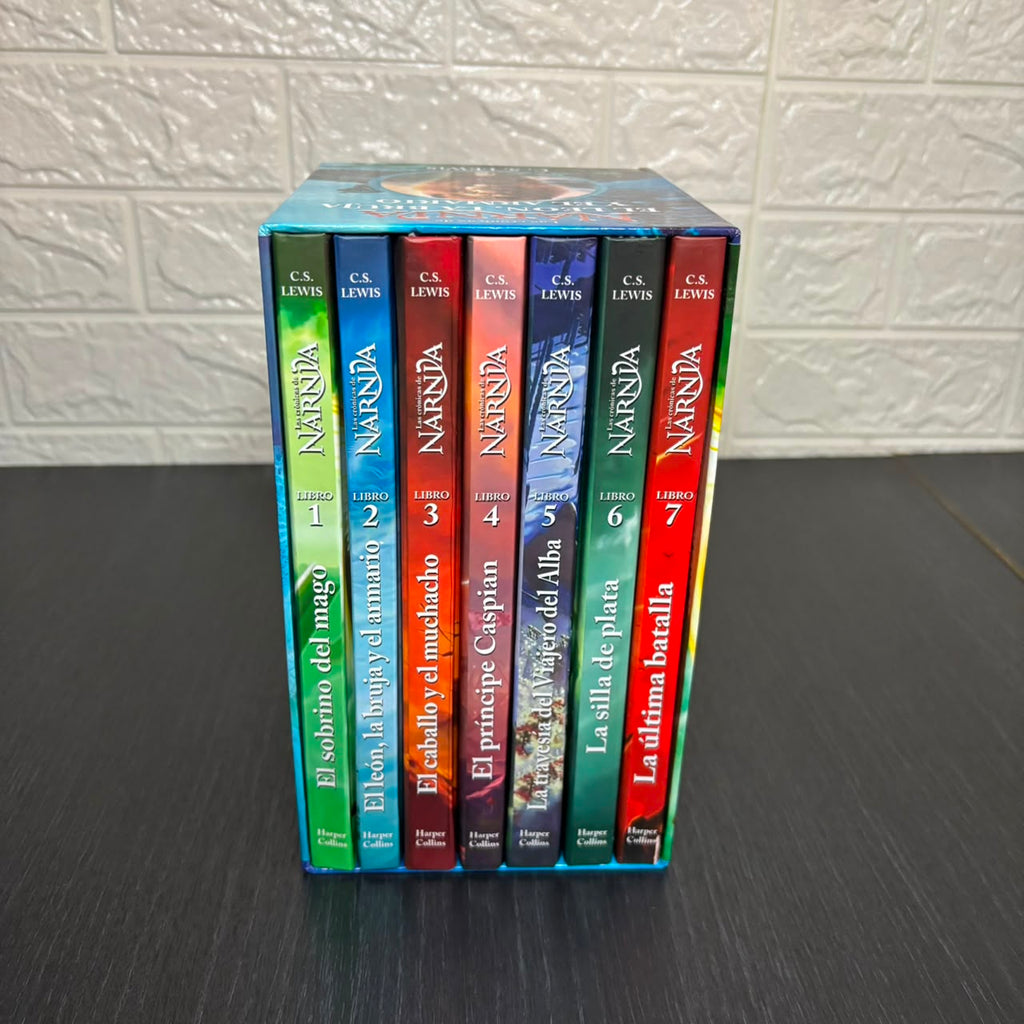 Colección Las Crónicas de Narnia - Saga Completa 7 Libros Tapa Dura (C. S. Lewis)