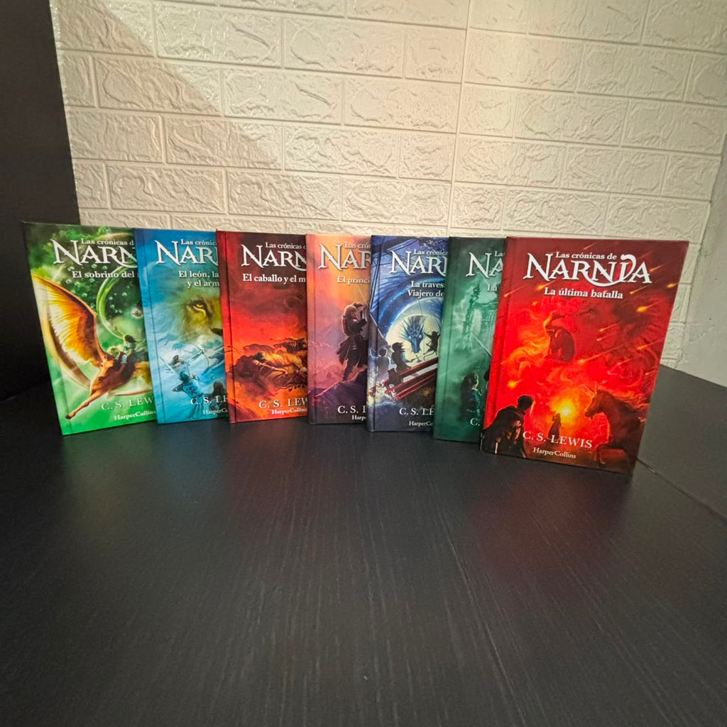 Colección Las Crónicas de Narnia - Saga Completa 7 Libros Tapa Dura (C. S. Lewis)