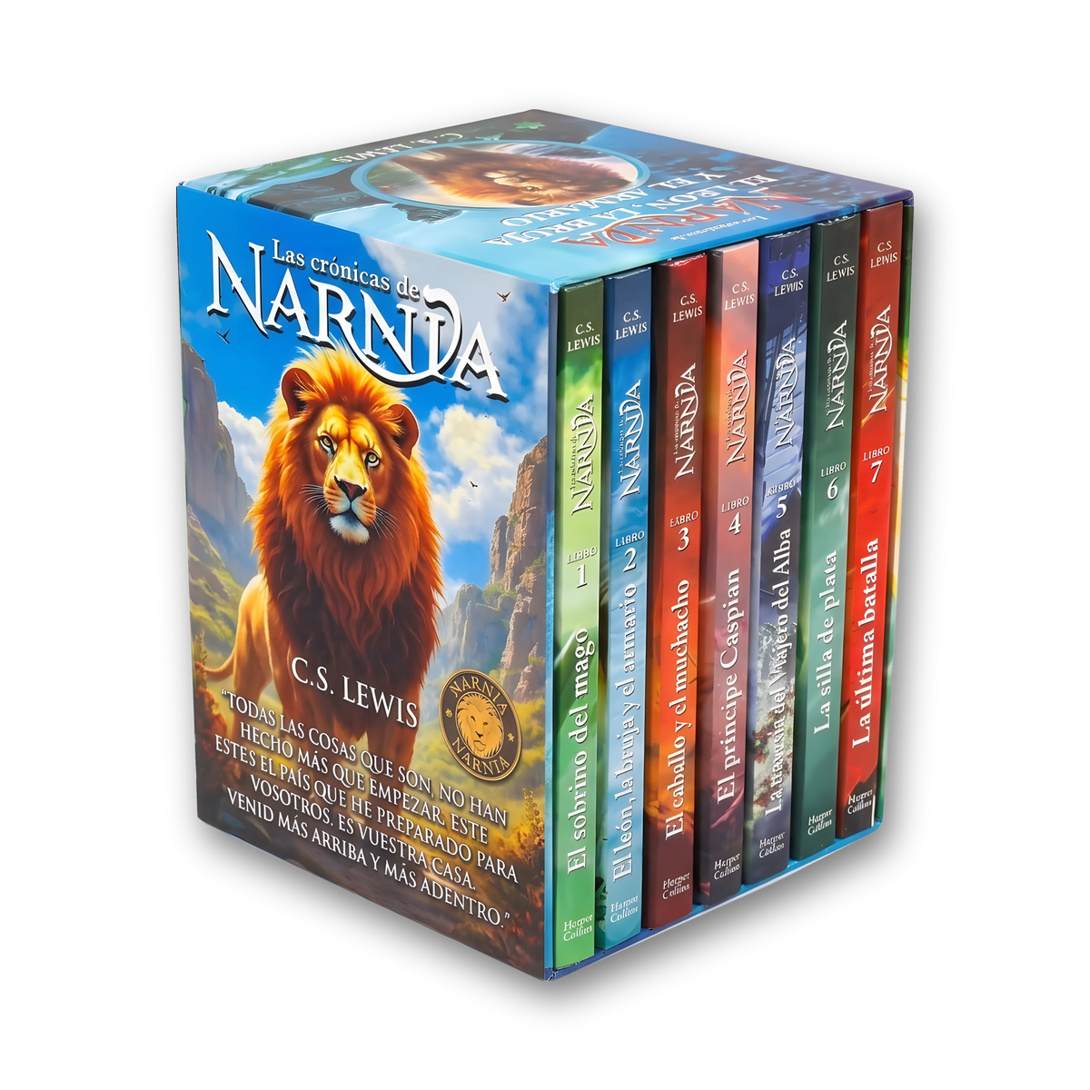 Colección Las Crónicas de Narnia - Saga Completa 7 Libros Tapa Dura (C. S. Lewis)
