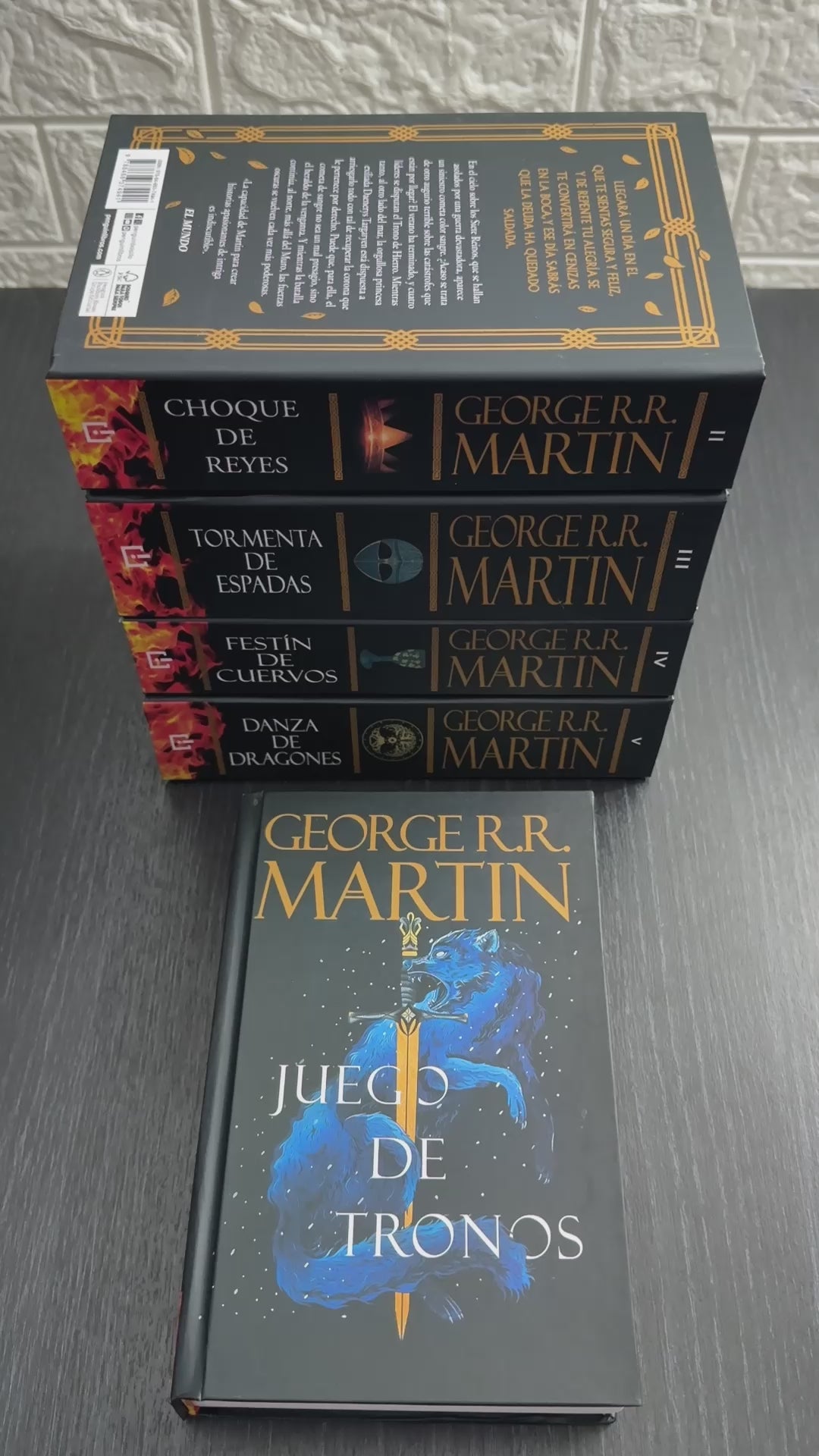 Colección Juego de Tronos - Saga Canción de Hielo y Fuego Tapa Dura (George R. R. Martin)