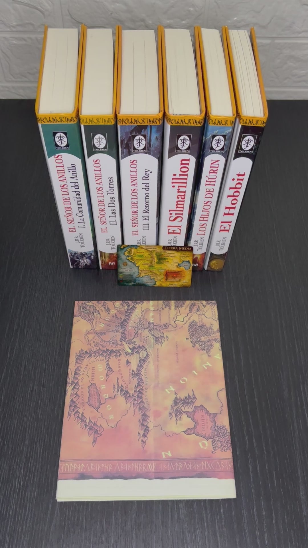Colección El Señor de los Anillos - 6 Libros + Mapa Tapa Dura (J. R. R. Tolkien)
