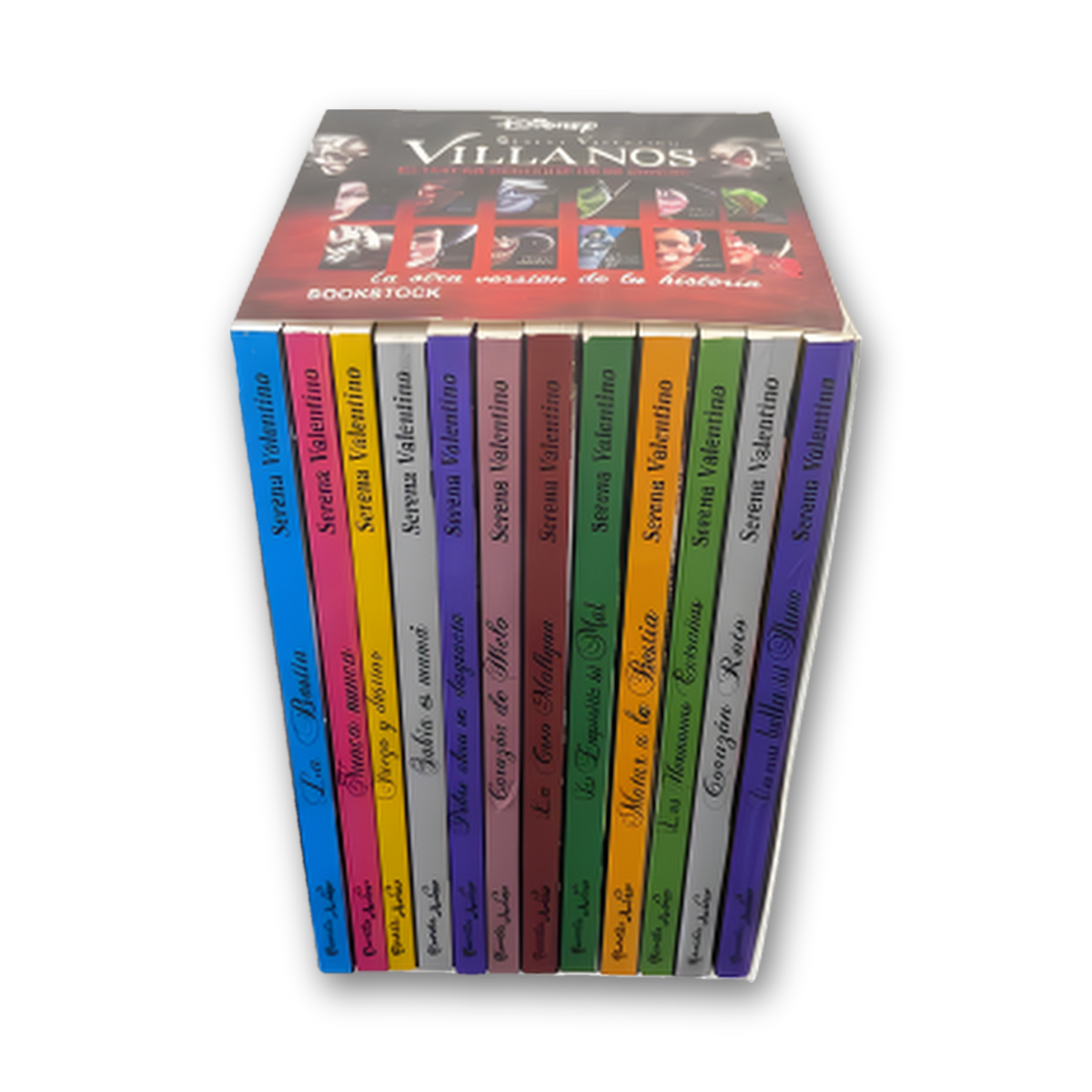 Colección Villanos Disney - 12 Libros Tapa Blanda (Serena Valentino)